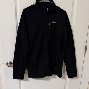 Patagonia Men’s Black Full-Zip Lightweight Fleece Jacket
